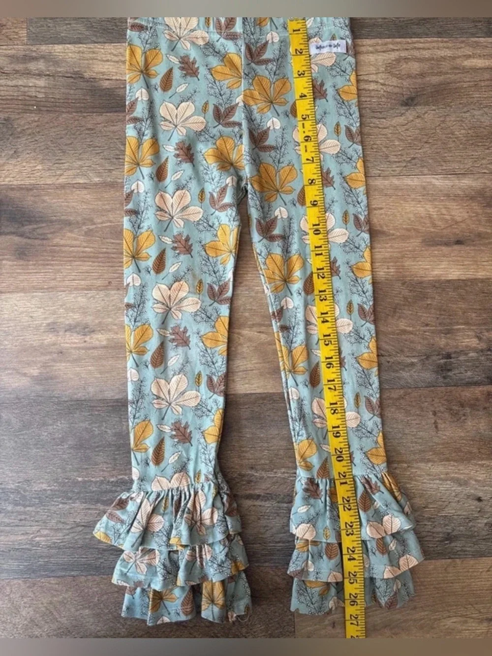 Merce and Me Fall Leaves and Brown Polka Dot Clothing bundle of 4 size 6